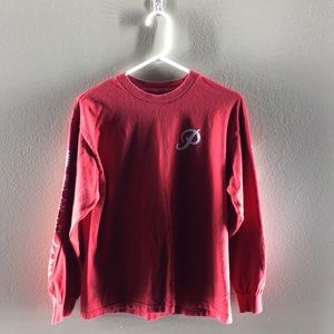 Primitive Long Sleeve Red Tee